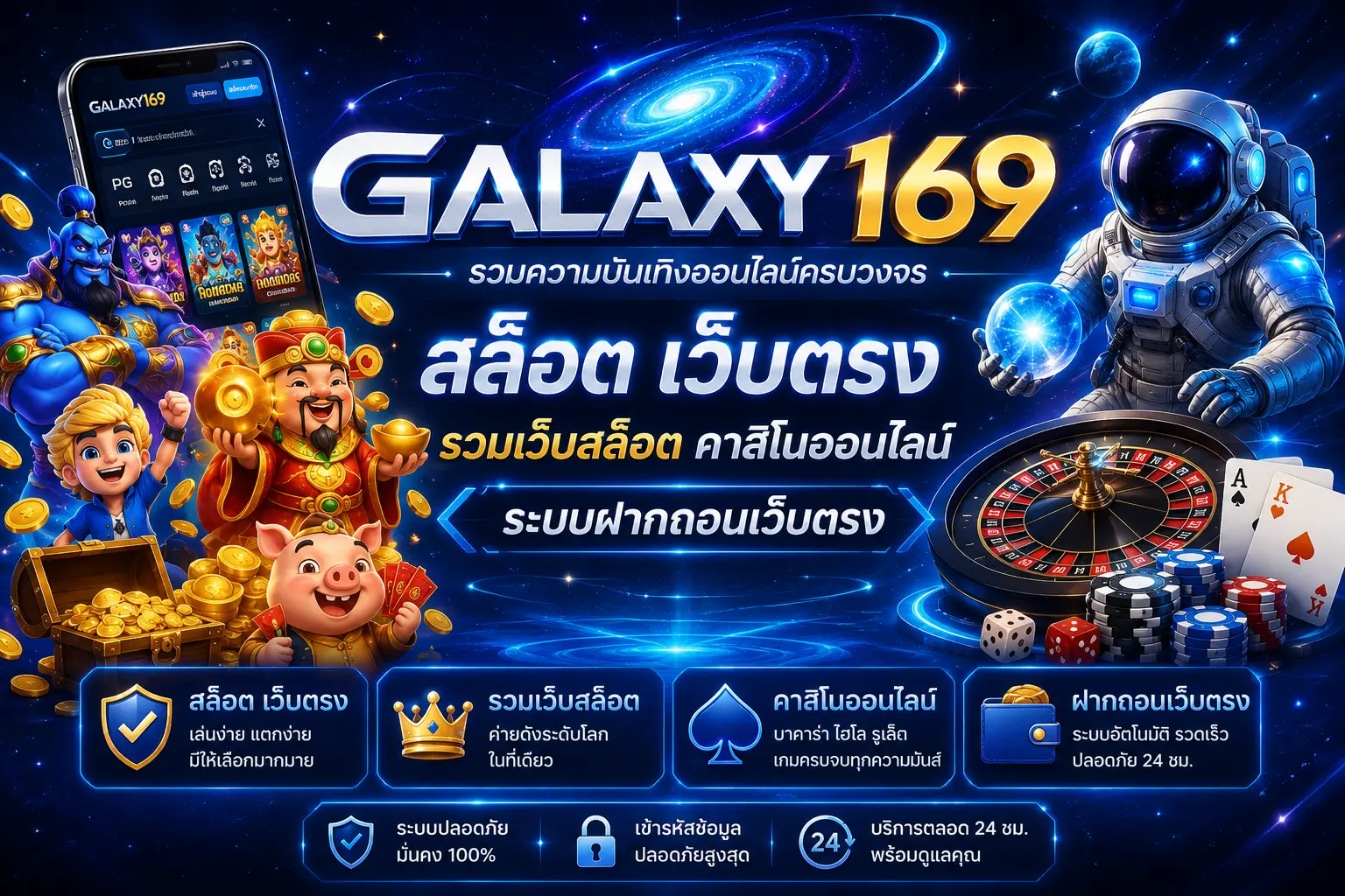 galaxy169 สล็อต เว็บตรง รวมเว็บสล็อต คาสิโนออนไลน์